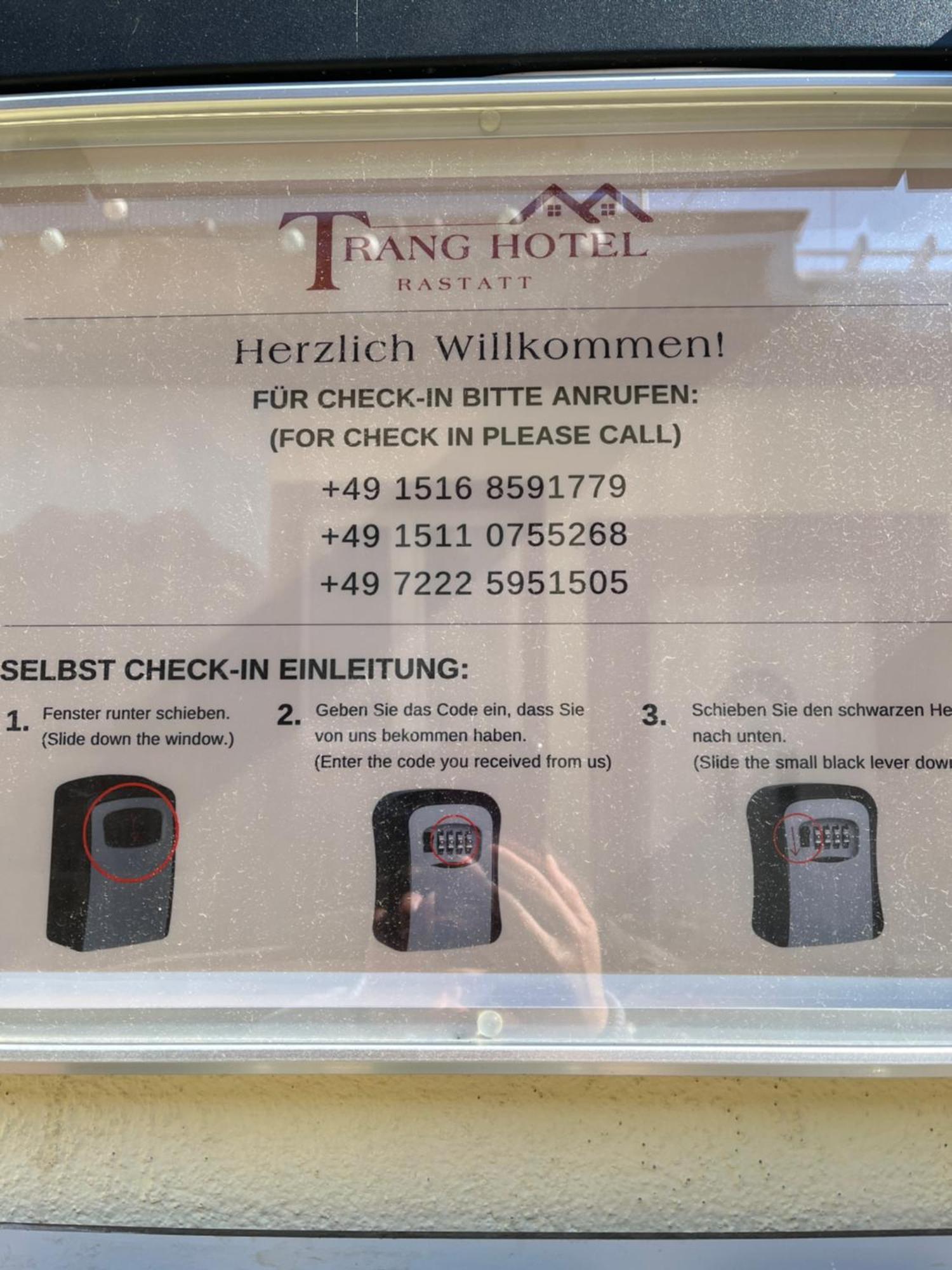 Trang Hotel Rastatt Kültér fotó